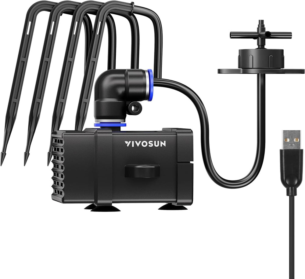 VGrow Caja de cultivo inteligente todo en uno, sistema profesional con lámpara de cultivo Samsung LM301H EVO, sistema avanzado de circulación y ventilación, riego, suministro de nutrientes para hidroponía de interior