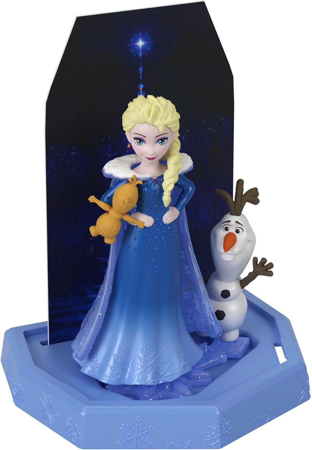Mattel Disney Frozen Ice Reveal Muñeco Squishy Ice Gel y 6 Sorpresas, incluyendo figura de Friends y accesorios (los muñecos pueden variar) HRN77 Naty Shop Dolls