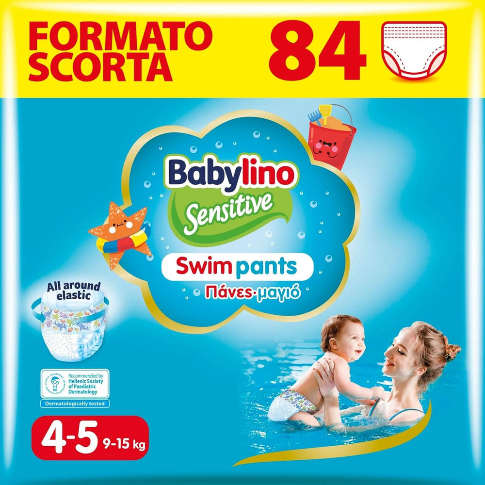 Bañadores Sensitive, pañales para mar y piscina Madre e Hijo Naty Shop Talla 4/5 (84 piezas)