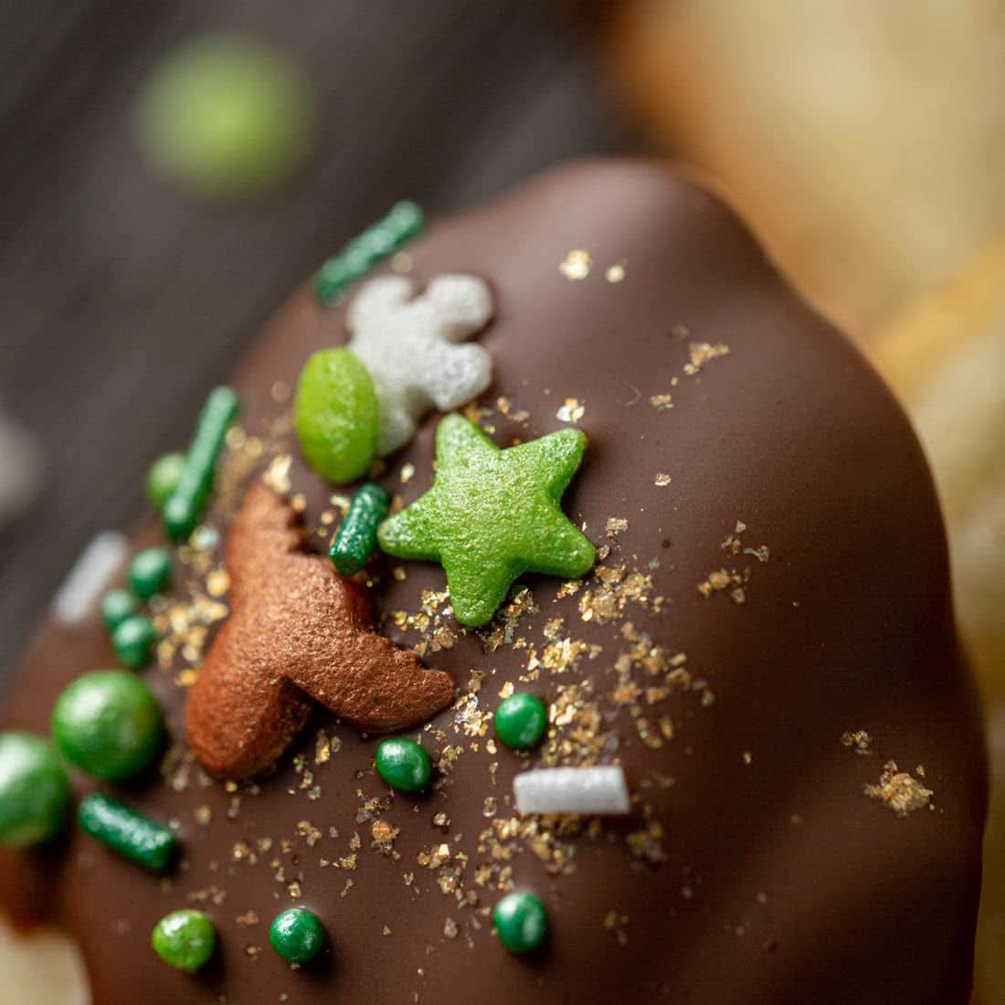 Super Streusel Hohoho, chispas navideñas, 90 gramos Sprinkles Naty Shop