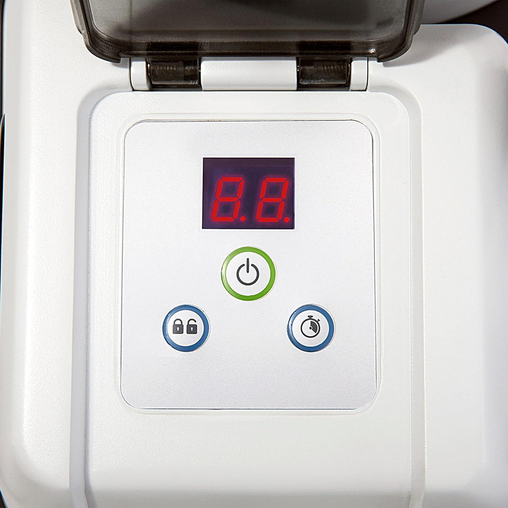 Bomba de filtración de arena Intex 26642 Krystal Clear con RCD, caudal de agua 3500 l/h, caudal del sistema 2000 l/h, plástico, blanco