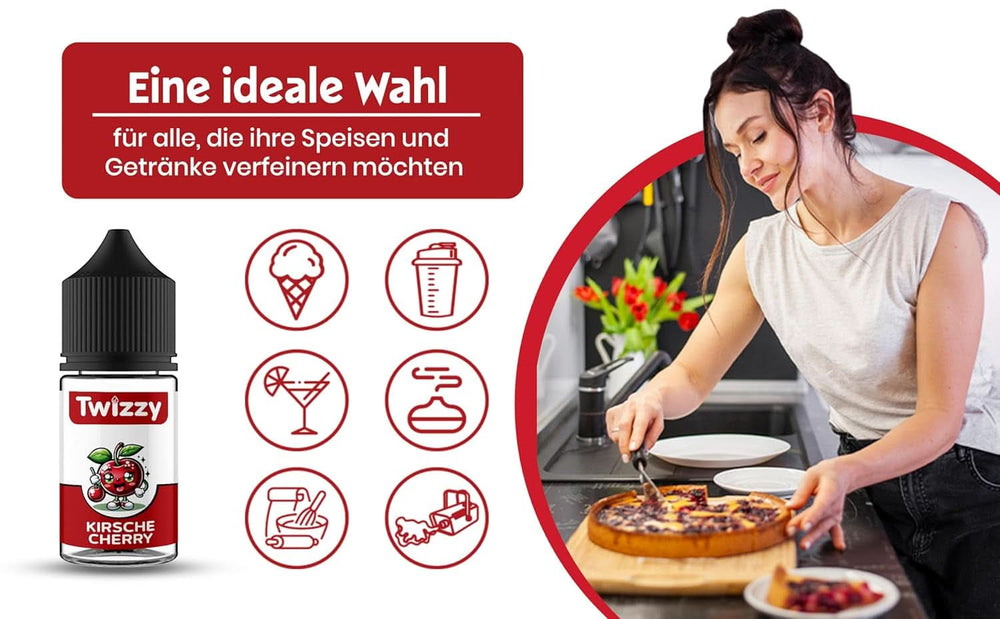 Twizzy, Concentrado Sabor Cereza, 30 ml Aromas Naty Shop