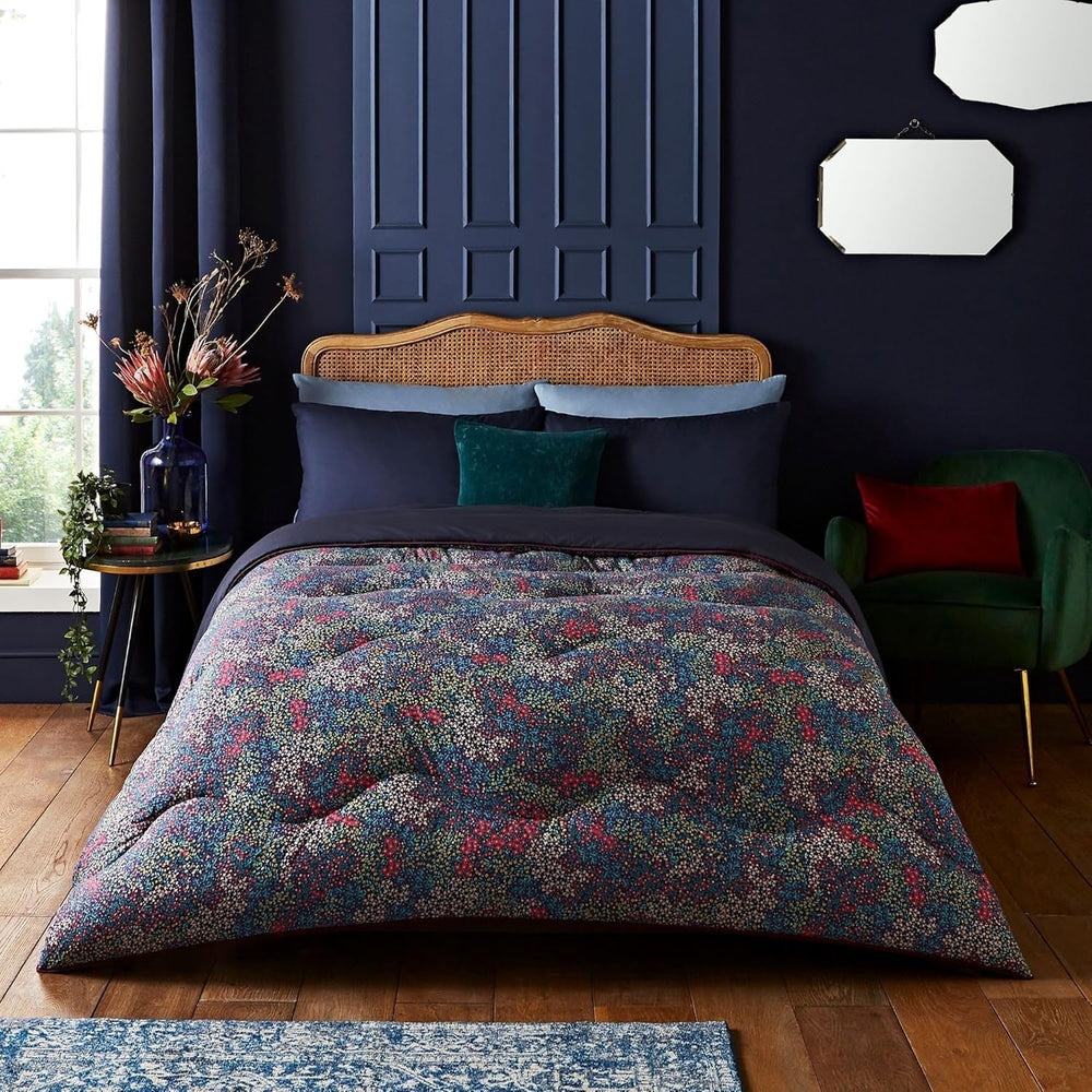 Night Lark Acogedora manta polar Sherpa, tartán rojo clásico, 9 tog, lujosa, esponjosa, gruesa y reversible, perfecta para sofá, cama, sofá, sofá. Hipoalergénico, lavable a máquina, Tamaño: Camas y edredones Night Lark The Midnight Flower Cama doble