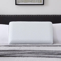 Pernă LUCID din spumă cu memorie cu gel 40x60 cm – respirabilă – efect răcoritor – husă lavabilă – pernă certificată Oeko-Tex, albă