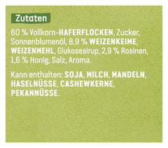 Dr. Oetker Vitalis Classic Crispy Muesli: paquete grande de muesli crujiente para el desayuno con pasas, 1 paquete, 1,5 kg