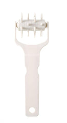 HENDI Stiproller, Stippwalzse, Teigigel, Teig Gitterschneider, für saftige Kuchen- und Gebäckböden sowie Pizzateig, 77x210mm, Polipropileno