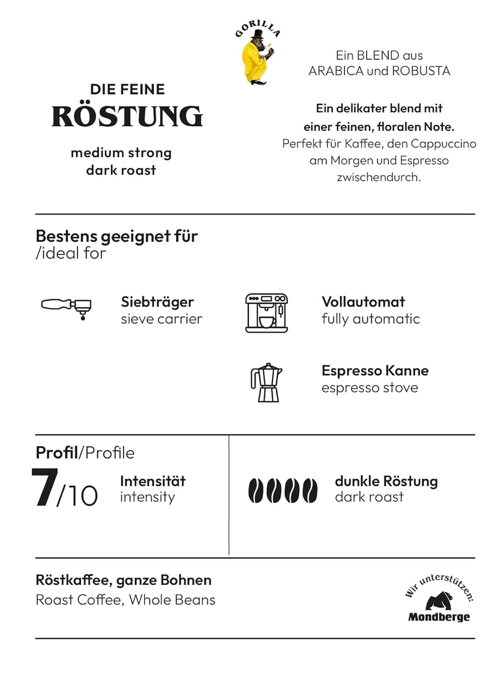 Joerges Espresso Delicato, 1 kg, alb Cafea Naty Shop