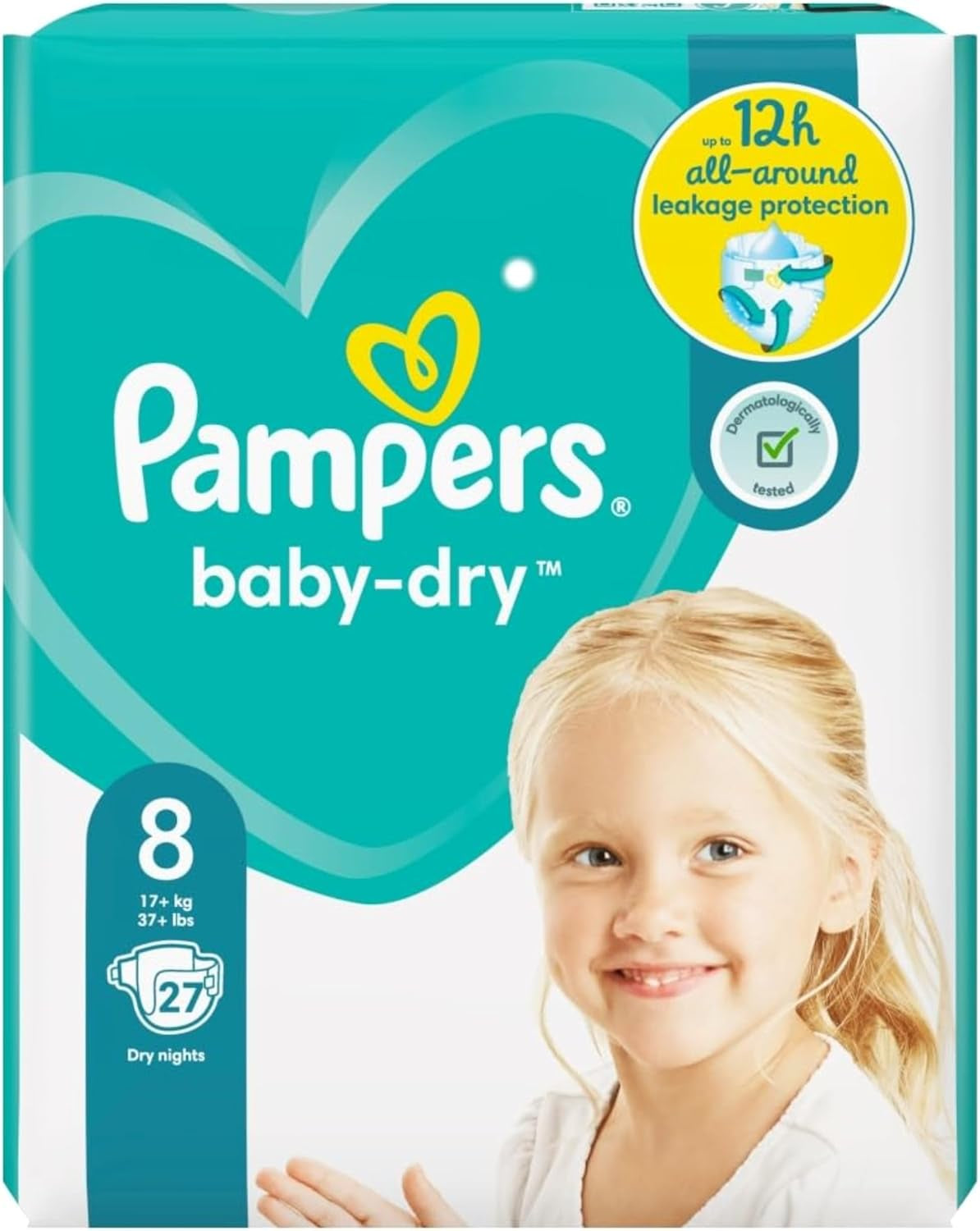 Pañales Pampers 81657566 Baby-Dry Pants, blanco