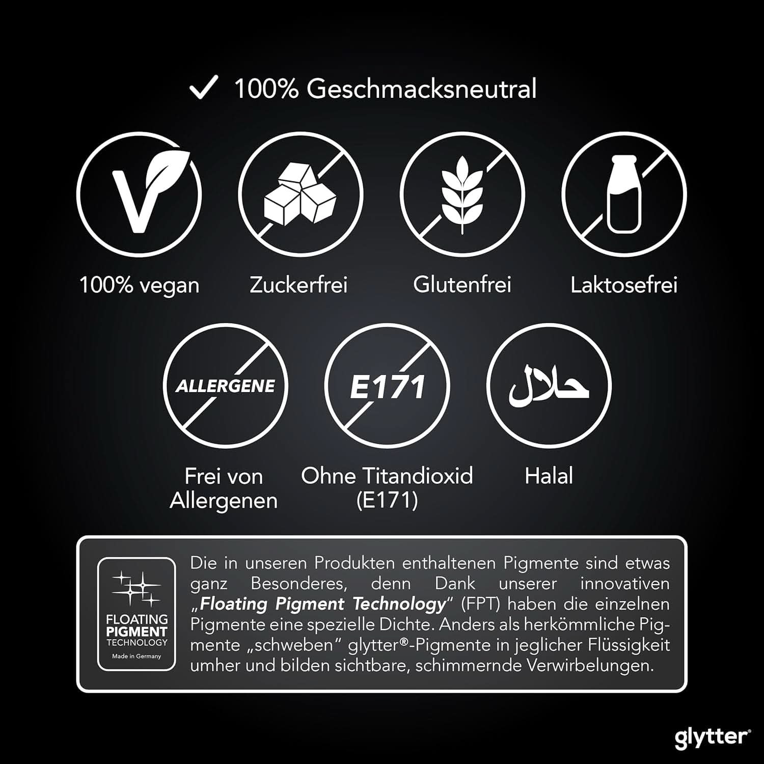 Glitter Glitter Powder For Drinks (Plata) - Glitter comestible para bebidas, 10 gramos Glitter Naty Shop