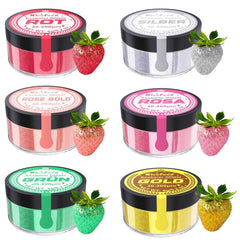 Glitter comestibil, set 6 nuante, 5 grame Glitter Naty Shop