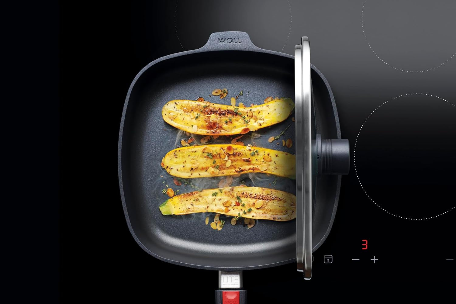 Sartén Woll Diamond Lite Cuadrada, 6 Cm de altura - sin inducción Ollas y Sartenes Naty Shop