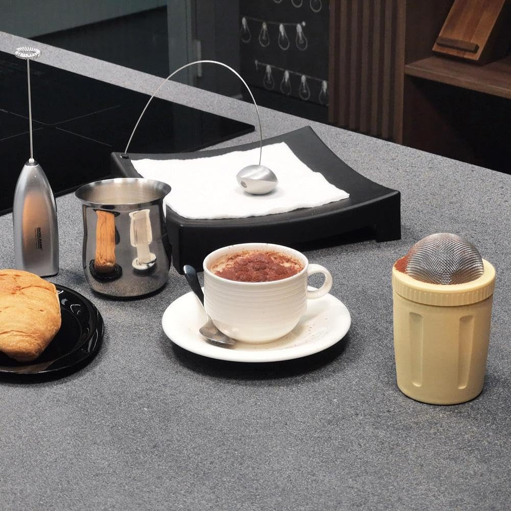 Shaker Zenker pentru zahăr pudră și cacao, plastic, asortat, 7,5 x 6,5 x 12,5 cm