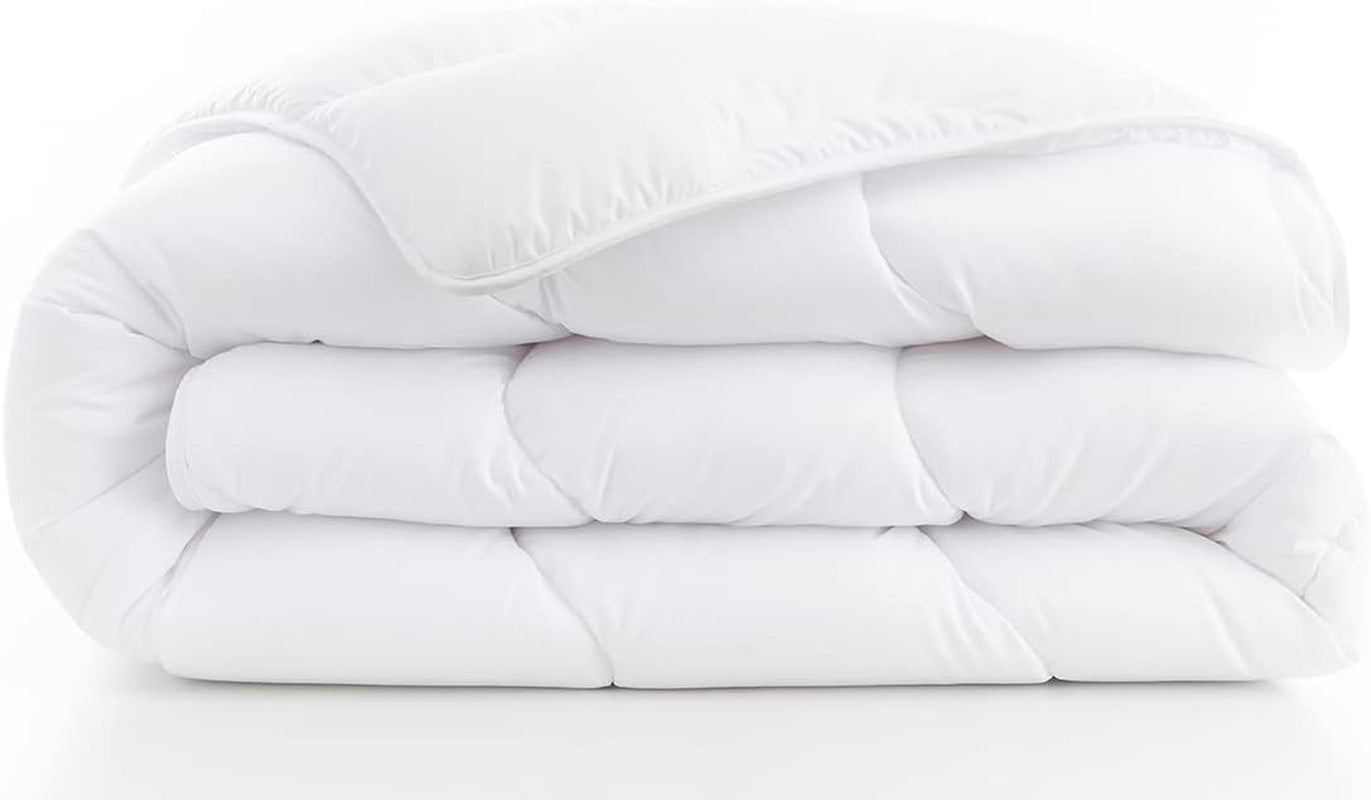 Edredón Abeil, material: 100% microfibra, relleno, Blanche, 260X240 Edredones y colchas Naty Shop