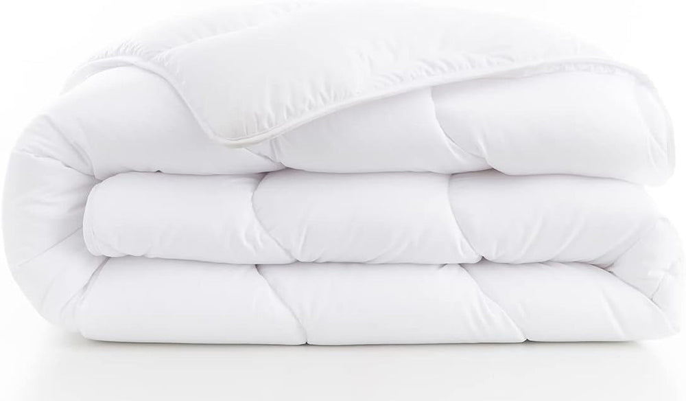 Edredón Abeil, material: 100% microfibra, relleno, Blanche, 260X240 Edredones y colchas Naty Shop