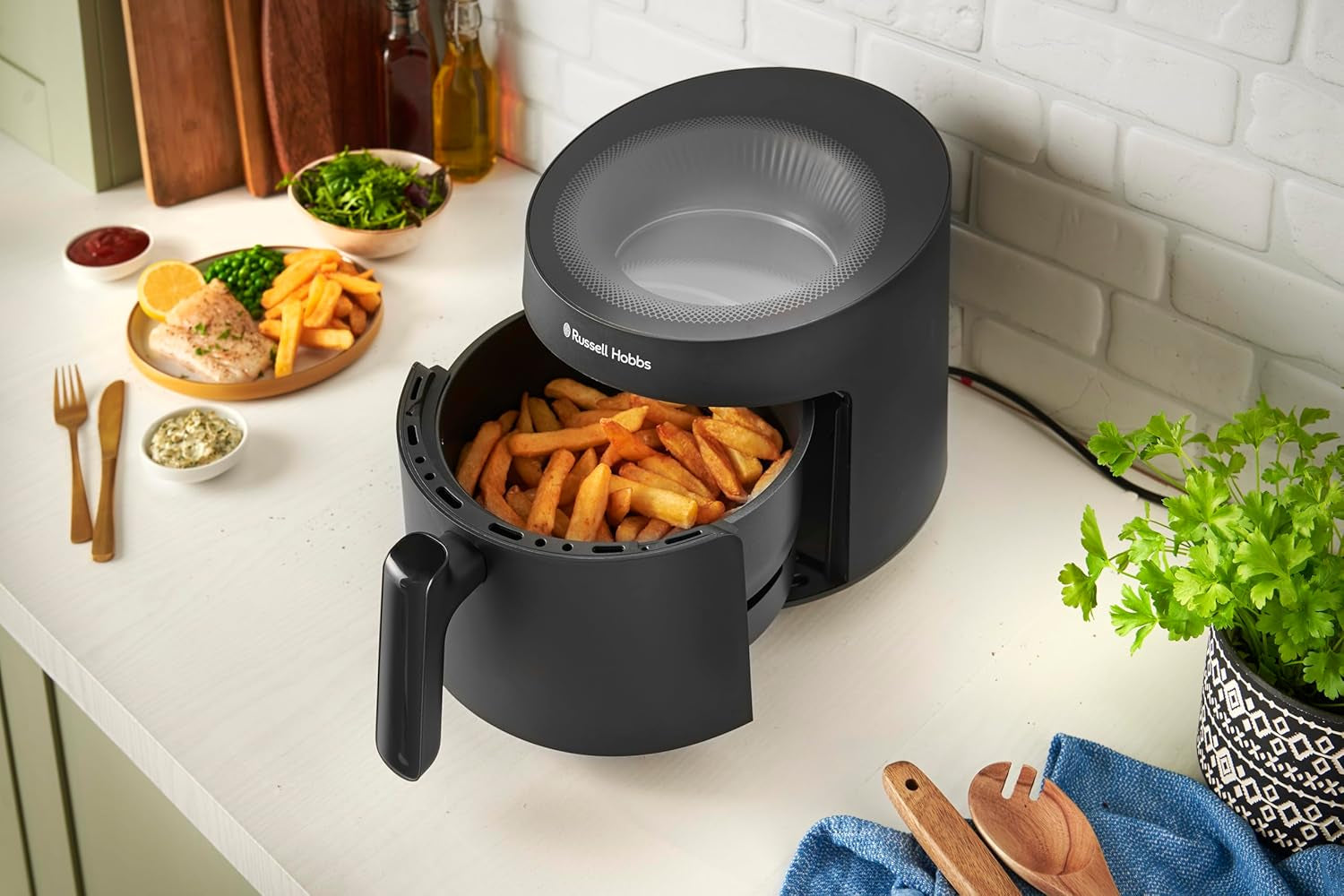 Russell Hobbs Airfryer, 5 litros, 10 programas, ventana Naty Shop Electrodomésticos