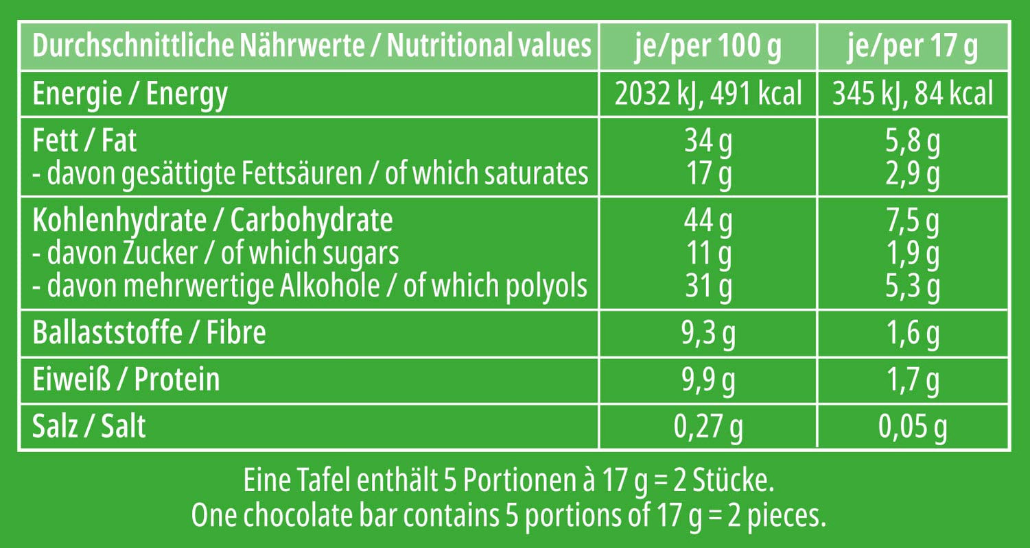 frankonia CHOCOLATE SIN AZÚCAR AÑADIDA Chocolate con avellanas, sin gluten, 85 g