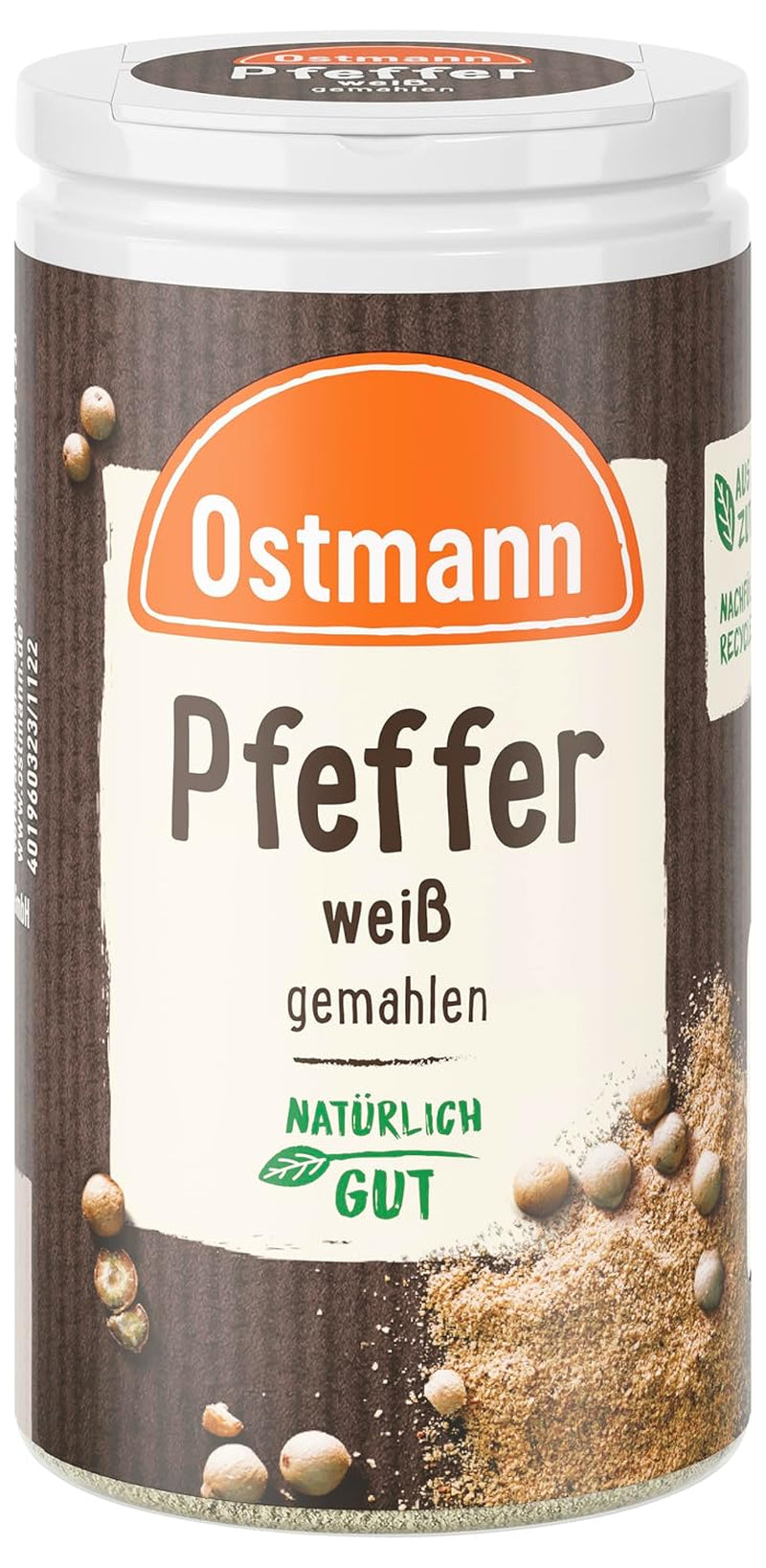 Ostmann Pfeffer blanco gemahlen, 45 g