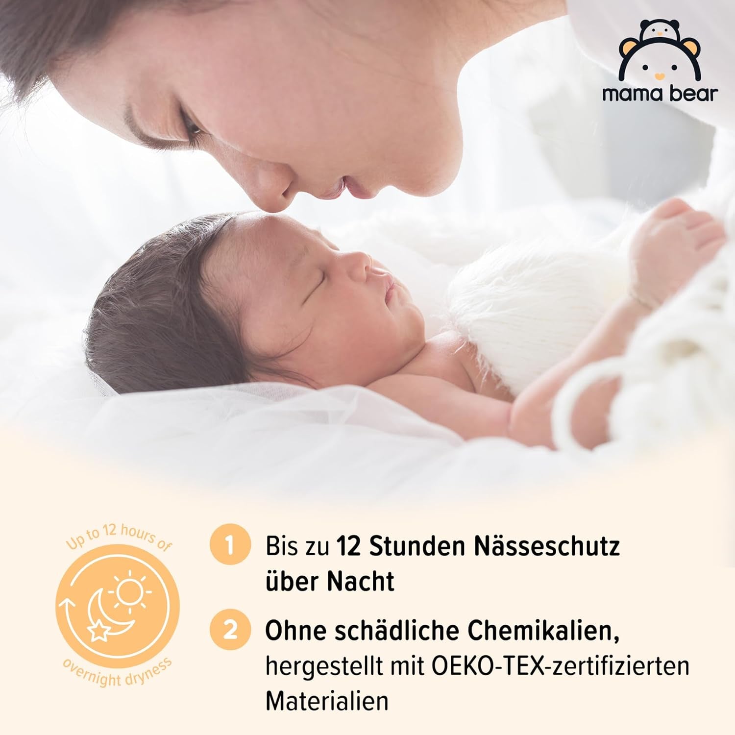 Marca Amazon: Mama Bear Disney Pañales ultra secos, tamaño 3 (4-9 kg) - Caja mensual, blanco, 172 unidades (2 paquetes de 86)