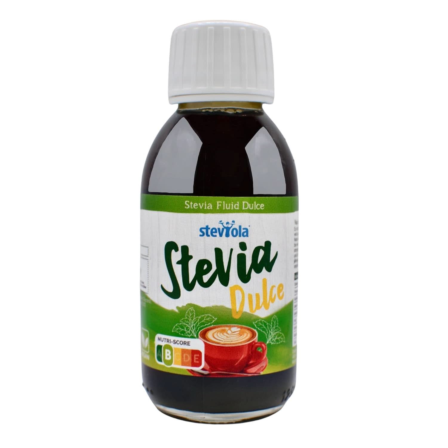 Steviola Stevia Fluid aromă de cireșe fructate, 125 ml Indulcitori Naty Shop 125 ml Dulce