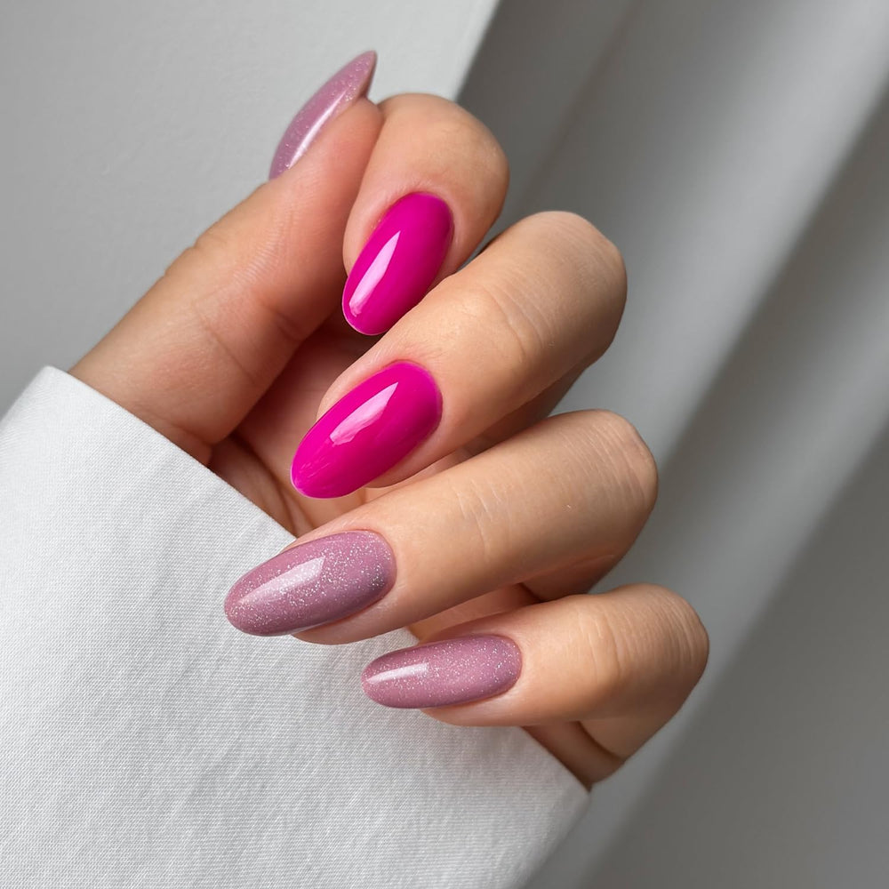 Esmalte de uñas UV Semilac Hybrid 319 Shimmer Dust Pink 7ml