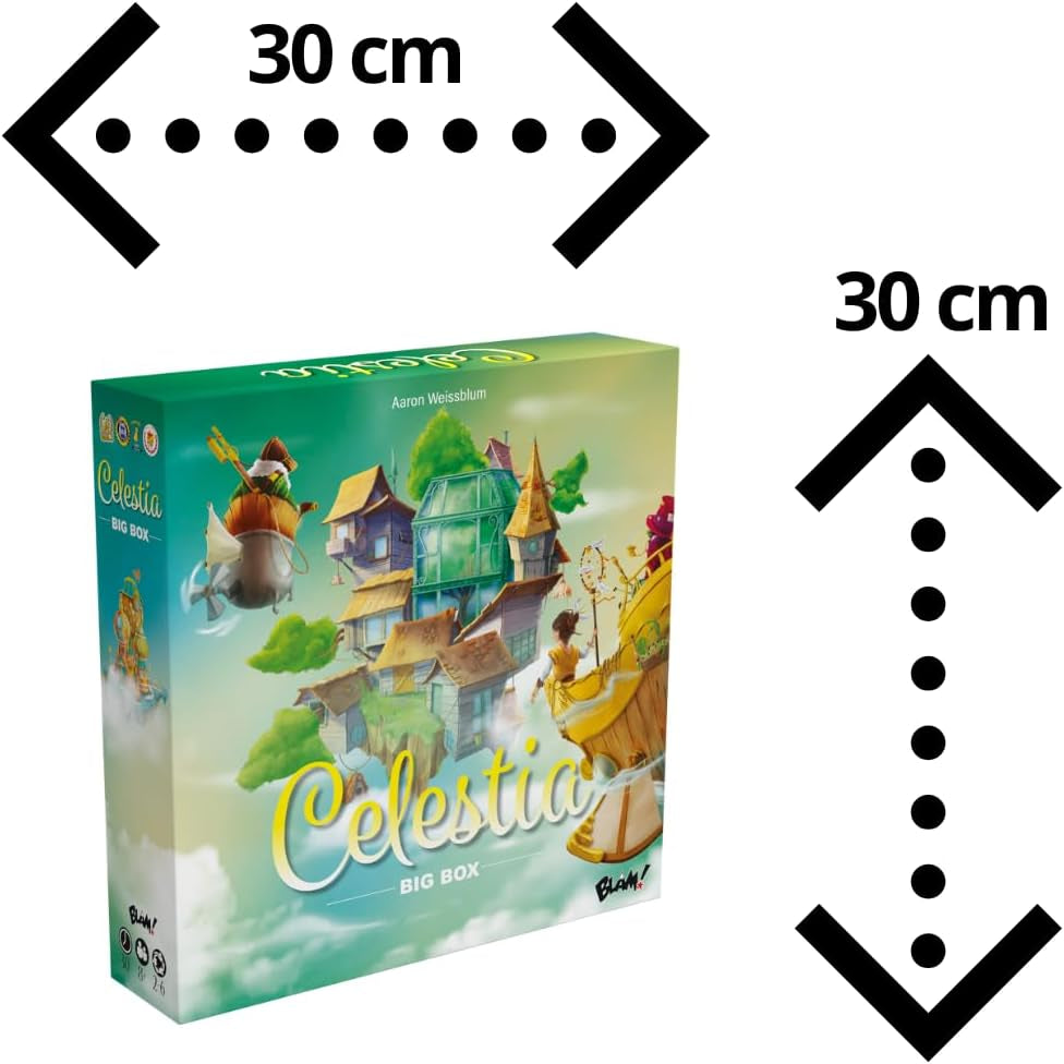 ¡Culpa! Celestia Big Box • Juego básico completo para coleccionistas + 2 expansiones Juego de mesa familiar - De 2 a 6 jugadores - Edades mayores de 8 años - 30 minutos