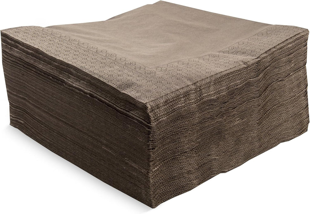 SER42204960 Șervețel 40X40, 2 straturi, 1/4-fold, 100 șervețele, 2 straturi netede cu margine, negru