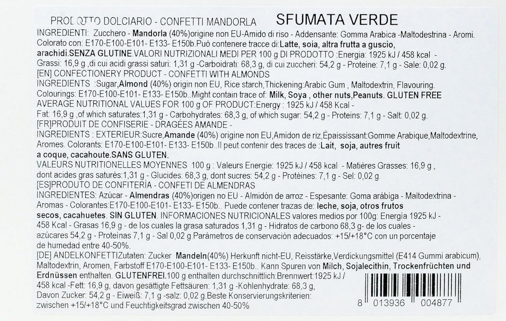 Almendras clásicas con cebolla verde, 1 pieza