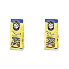 RCP Verpoorten Minis, Trufas de ponche de huevo, chocolate con leche alpino, relleno líquido, contiene alcohol, gran regalo, 110 g (paquete de 2)