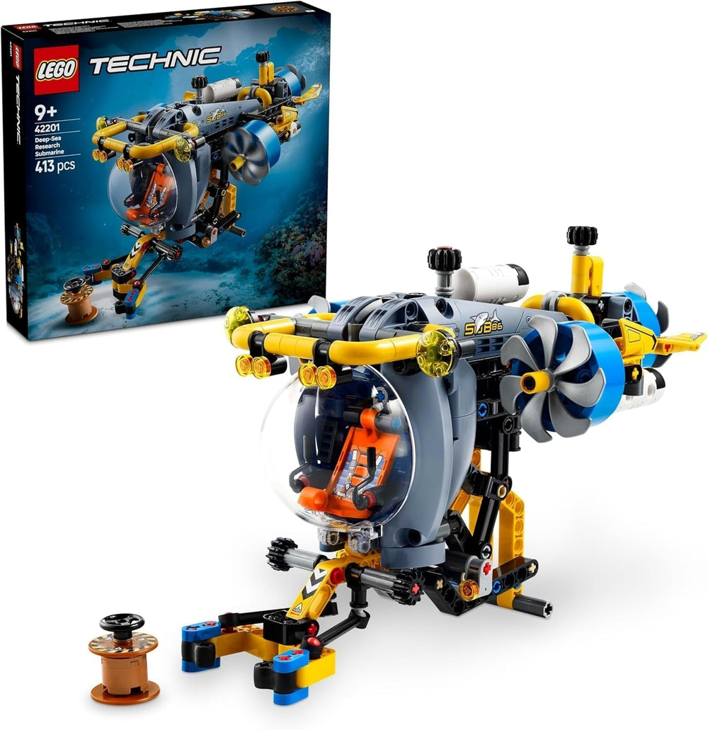 LEGO Technic Submarino Explorador de las Profundidades, Juguete de Construcción para Niños de 9 Años, Niños y Niñas, Ideas Creativas para Regalos de Cumpleaños, Vehículo para Construir con Hélices Giratorias, 42201 Juegos de Construcción Besuche den LEGO-Store Default Title