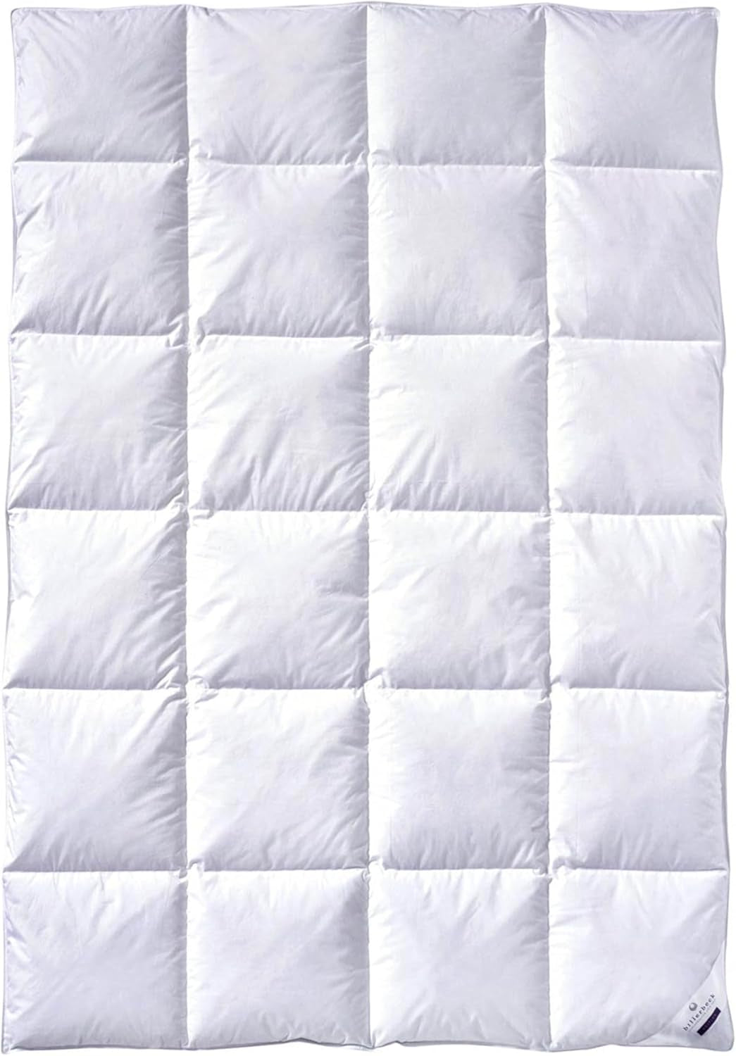 Edredón de plumas Billerbeck Martina® - Edredón 135 X 200 Cm - Edredón para todas las estaciones - Apto para alérgicos - 90% plumón de ganso, 10% plumas de ganso - Blanco Naty Shop Edredones y Edredones Mediano (M) 135 X 200 Cm