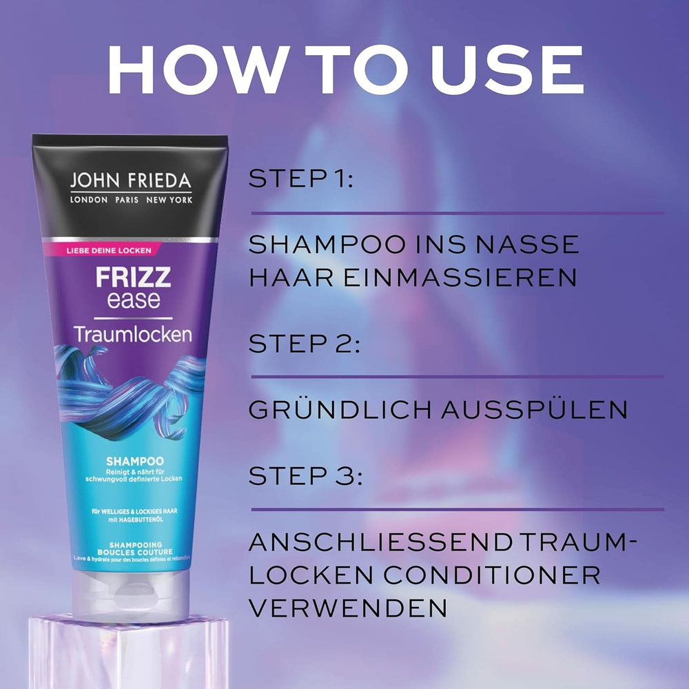 John Frieda Frizz Ease Dream Curls Shampoo, 250 ml Duș și baie Naty Shop