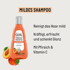 Guhl Champú Fresh & Fruity - Contenido: 250 Ml - Tipo de cabello: Normal Ducha y baño Guhl