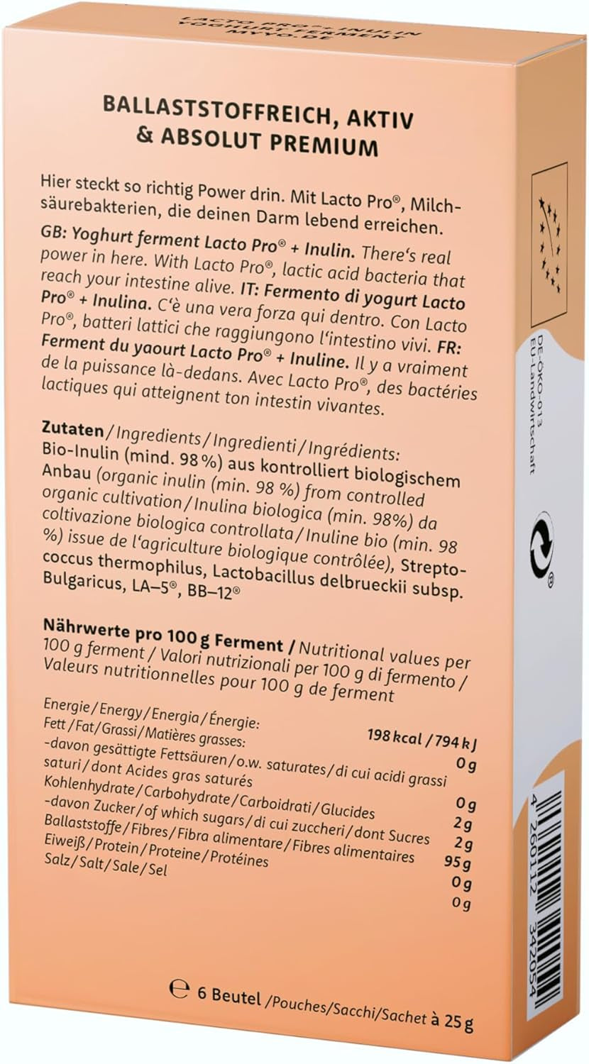 Bio Joghurtfermente, 4 Sorten à 3 Betel, Kulturen für selbst gemachten Joghurt