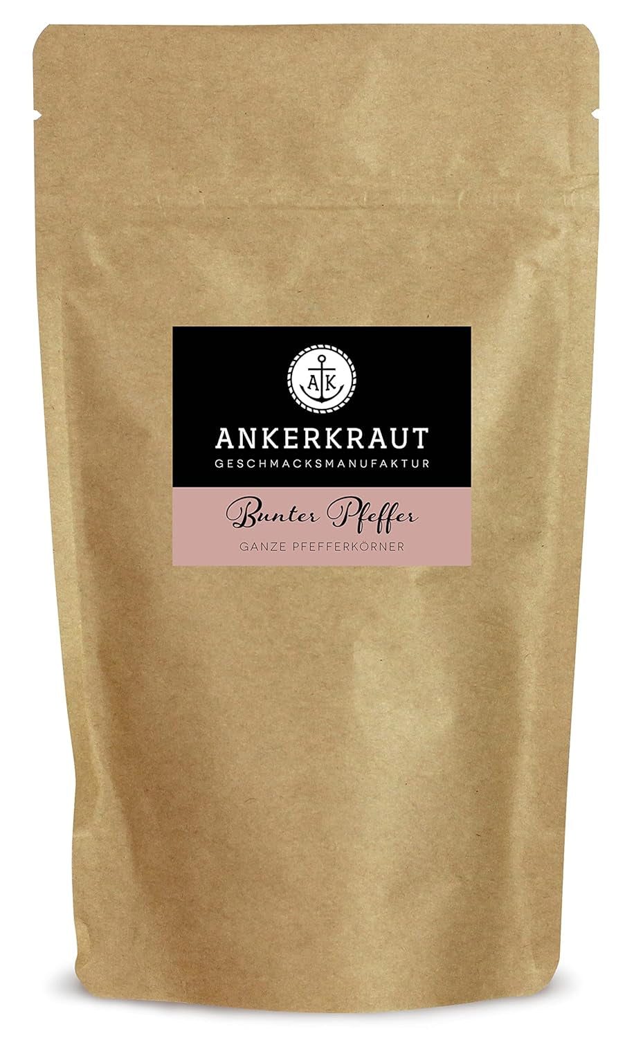 Ankerkraut Bunter Pfeffer, ganze Pfefferkörner für die Pfeffermühle, 150 g en la bolsa