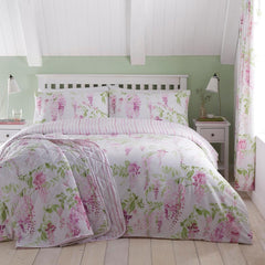 Dreams & Drapes Design - Wisteria - Funda de cama acolchada - 200 cm x 230 cm en rosa Camas y fundas DREAMS AND DRAPES