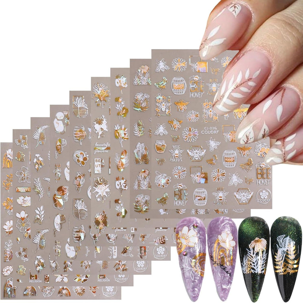 GZMAYUEN 12 culori franceze unghii autocolante 3D franceză culoare gradient unghii autocolante autoadezive unghii design unghii accesorii