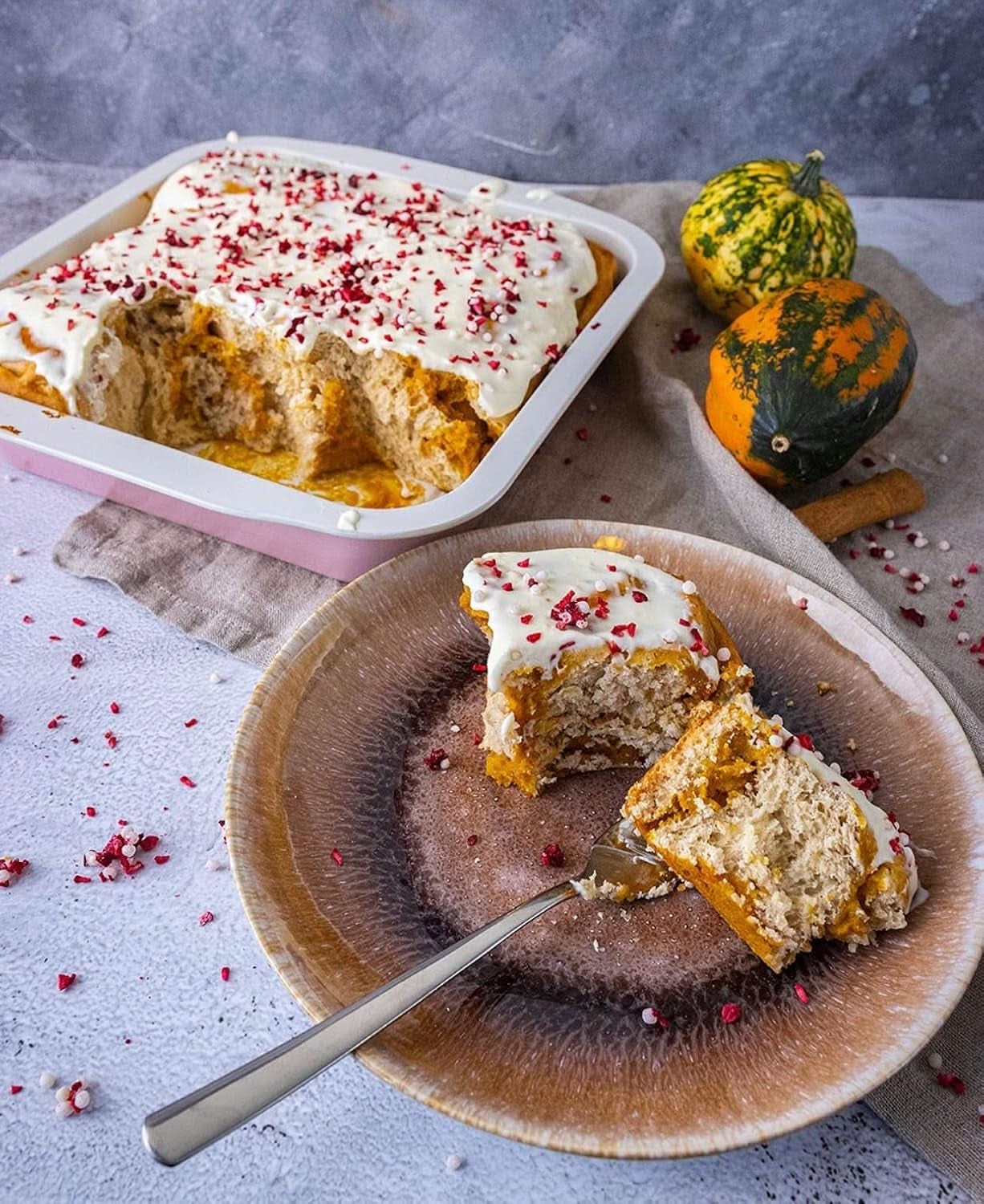 Chips de arroz RUF, sin aditivos artificiales, mezcla de frutas para gachas y repostería, sin gluten, vegano, 15 gramos Sprinkles Naty Shop