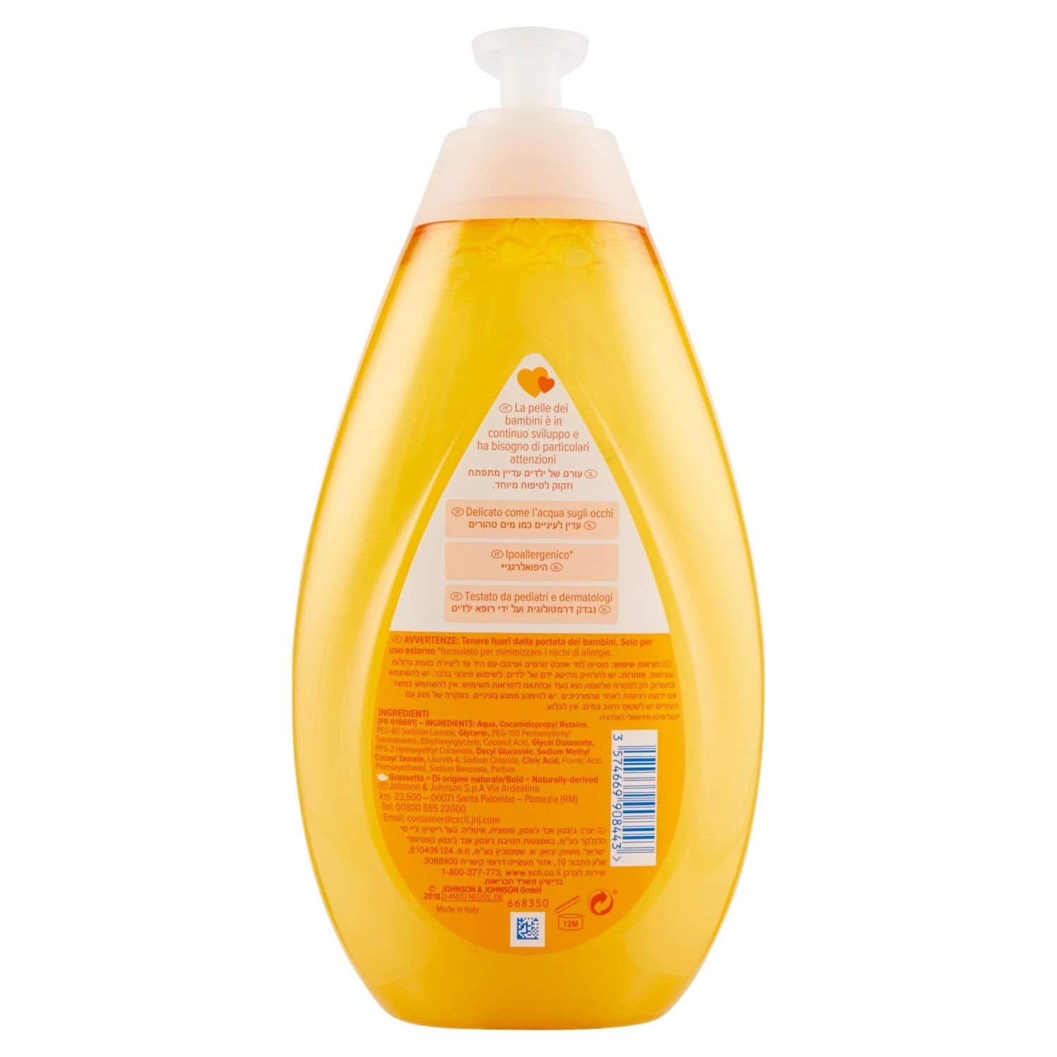 Baby Shower con Fórmula No Más Lágrimas, gel de ducha para recién nacido sin jabón, alcohol y colorantes, 750 ml Madre e Hijo Naty Shop