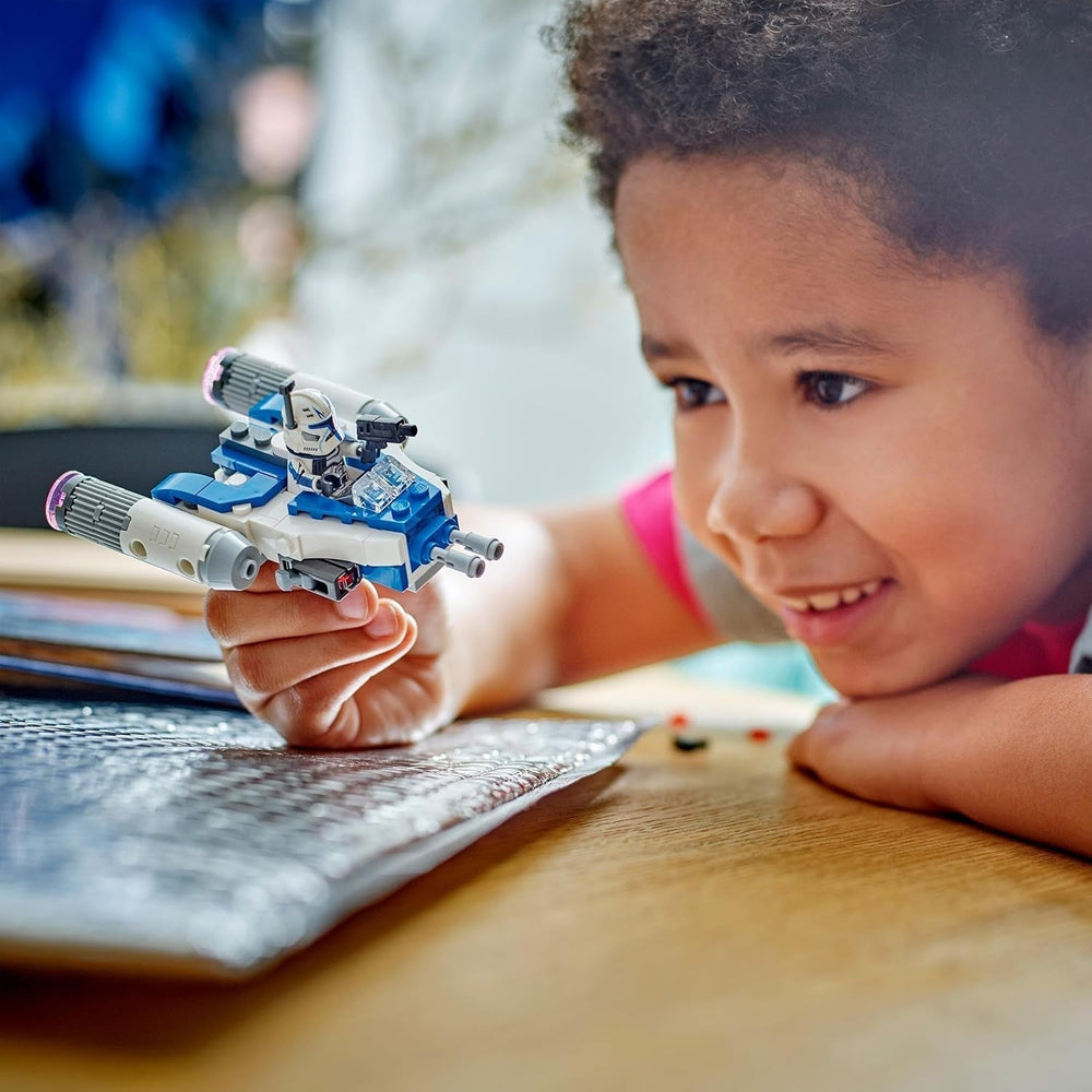 LEGO Star Wars Microfighter Ala-Y del Capitán Rex Ladrillos de construcción Nave estelar coleccionable Idea de regalo para niños y niñas a partir de 6 años 75391 Juegos de construcción Besuche den LEGO-Store