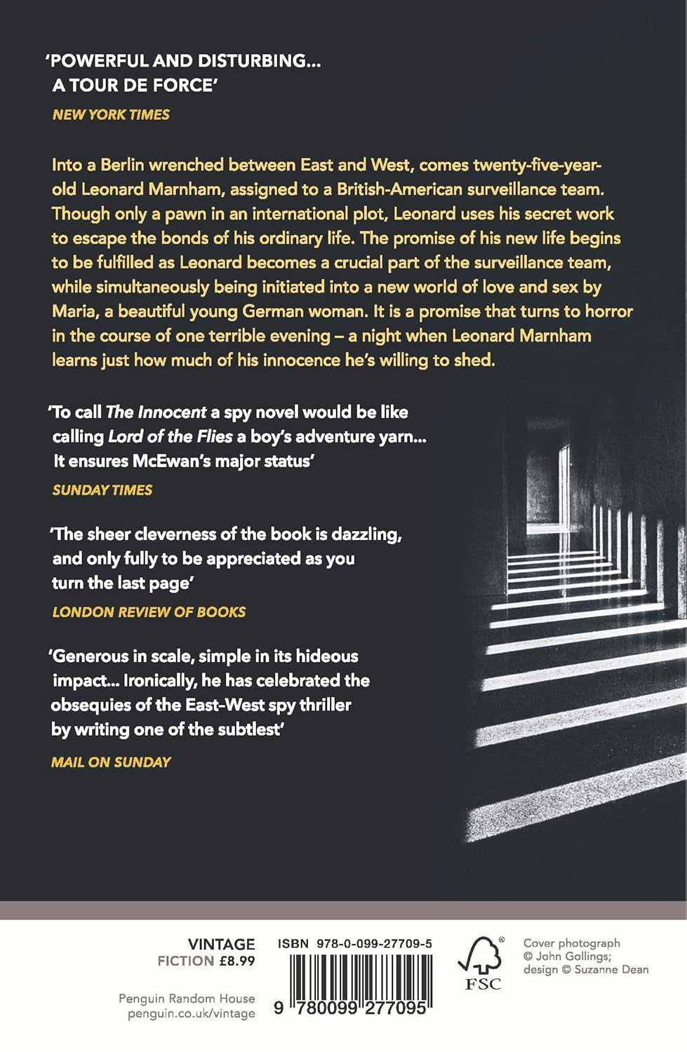 The Innocent: una novela sorprendentemente profética del autor de Lessons, best seller del Sunday Times