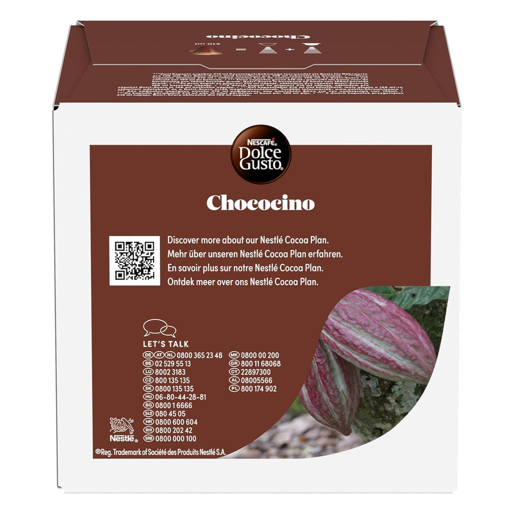 NESCAFÉ DOLCE GUSTO Chococino Kakaokapseln 3er Pack (3 x 16 Kapseln)