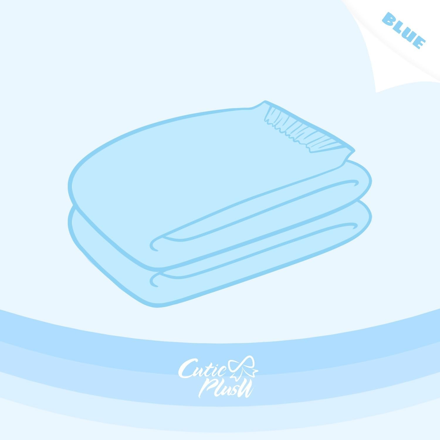 CutiePlusU Pañales para adultos, superficie seca, máxima absorbencia durante la noche, pañal desechable para incontinencia, azul, paquete de 2 (mediano 71-96 cm)