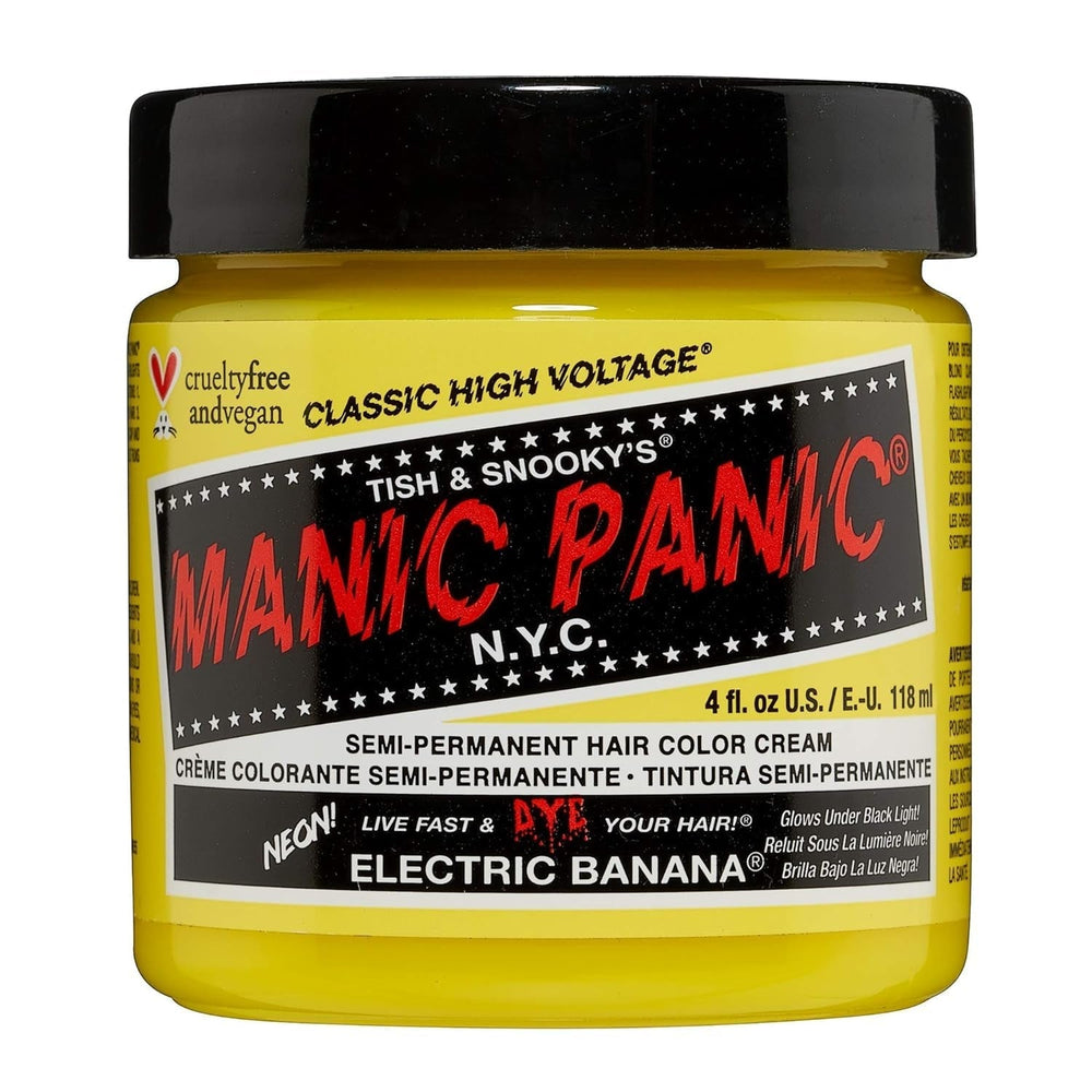 Manic Panic Electric Lizard Classic Cream, vegan, fără cruzime, vopsea de păr verde semipermanentă 118ml