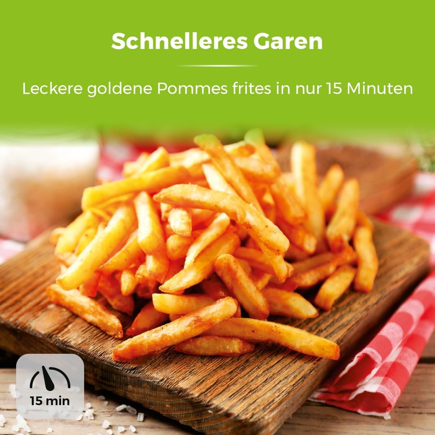 Tower T17021 Friteuză cu aer cald, cronometru de 60 de minute - 4.3L, 1500W Electrocasnice Naty Shop