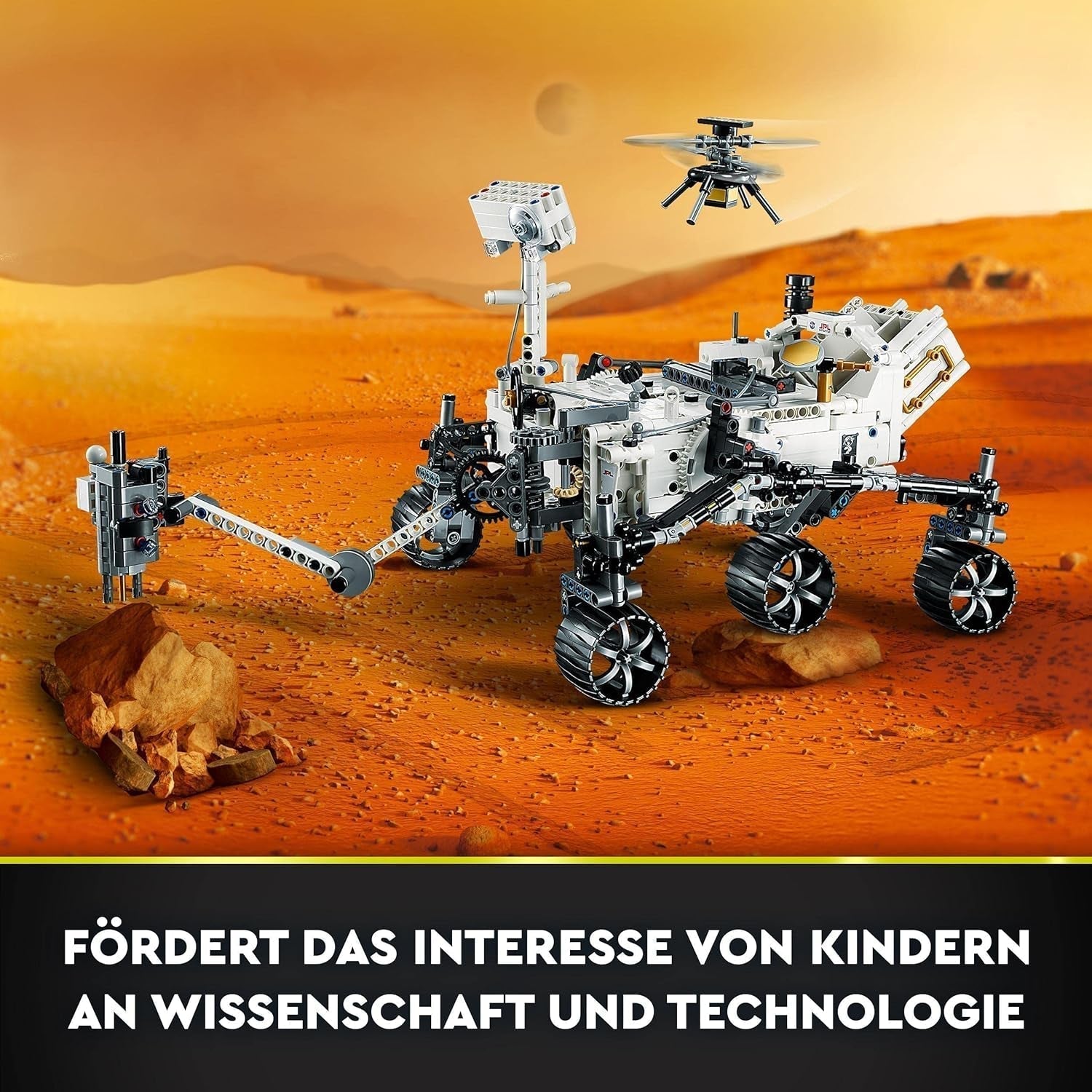 LEGO Space Toy Set 42158 Technic NASA Mars Rover Perserverance con aplicación Ar, juguete de construcción científica para niñas y niños Más de 10 juegos de construcción Besuche den LEGO-Store