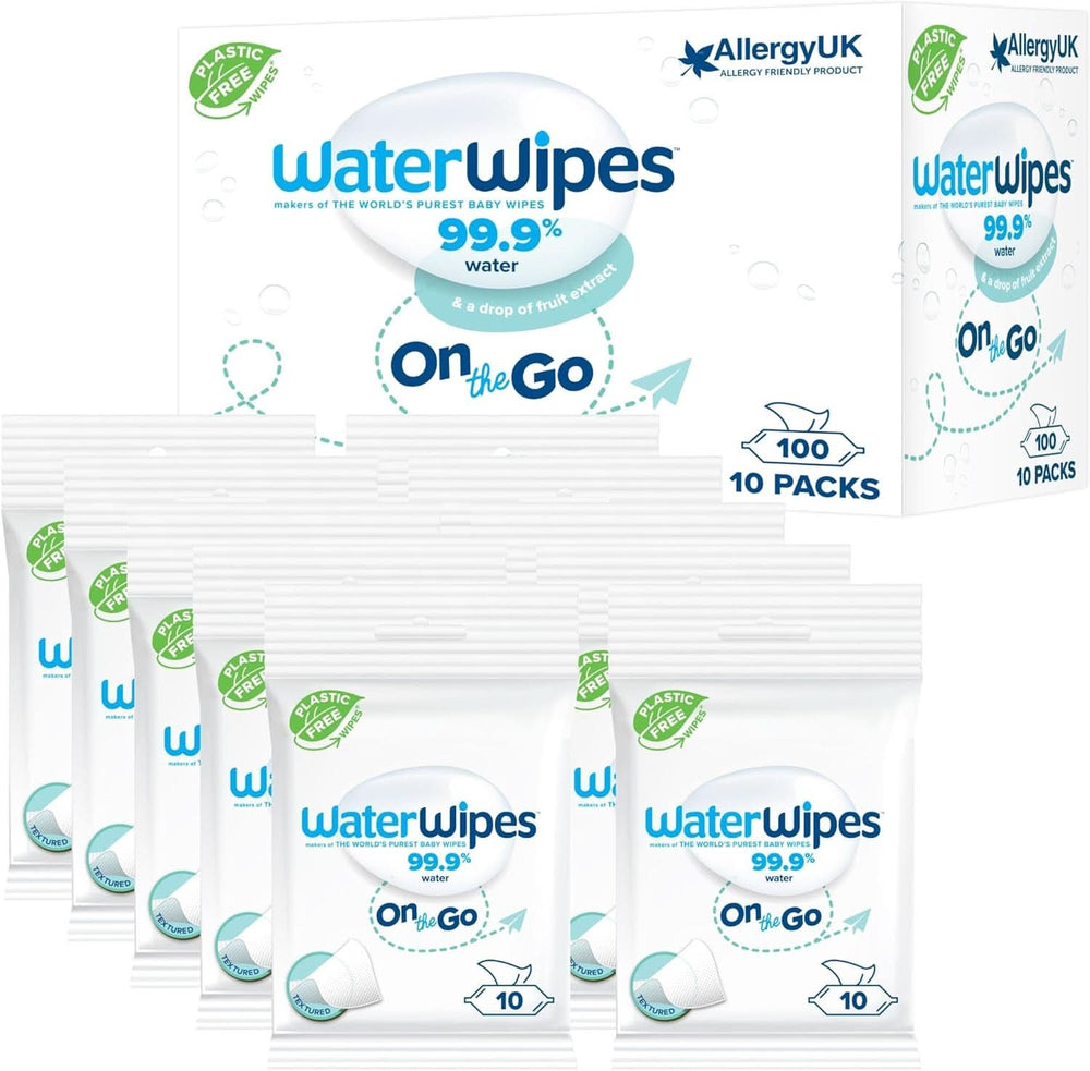 Waterwipes Toallitas húmedas para bebé hidratantes y limpiadoras con 99% de agua y extracto de Aloe Vera Toallitas húmedas para rostro y cuerpo Naty Shop