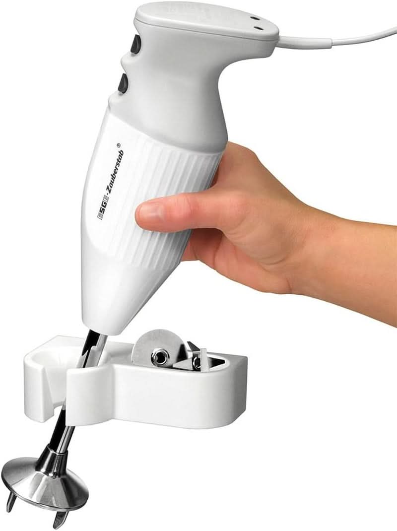 Esge-Zauberstab M 122 S, Stabmixer Weiß, Mit Zubehör, Bis 14.000 U/Min, 90310 Kitchen Naty Shop