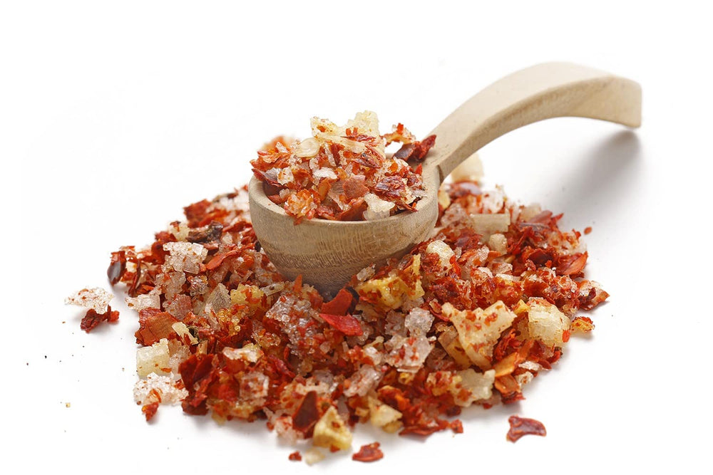 Ankerkraut Chili-Lime-Salz, 70 g en vaso de corcho, Speise-Salz Mischung für Steak Fisch Salad Asia Gerichte, Allrounder mit Gesmack und Qualität