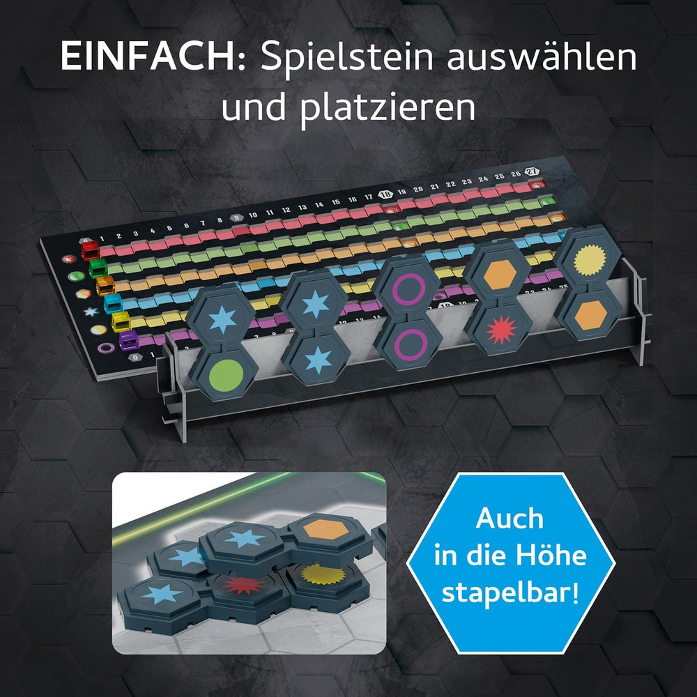 KOSMOS 684006 3D simplemente ingenioso con ladrillos 3D de alta calidad. Descubre nuevas posibilidades, juego de mesa para toda la familia a partir de 10 años, regalo, juego familiar para 1-4 jugadores, juego de fiesta