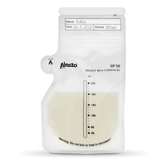 BF100 Bolsa de almacenamiento para leche materna - Bolsa para leche materna - capacidad 220 Ml - 100 piezas - Transparente Alimentación y Accesorios Lactancia Bebe Naty Shop